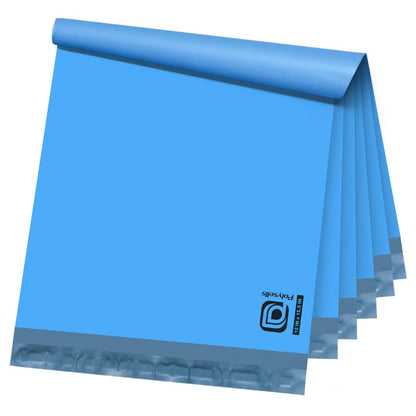 Poly Mailers Shipping Envelopes (Blue, 12x15.5 Inch)