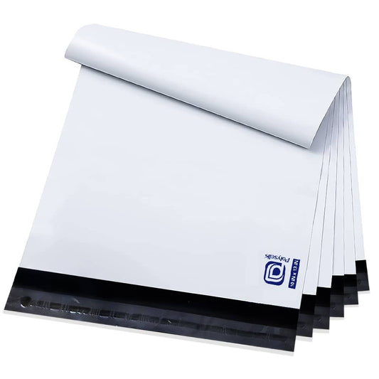 Poly Mailers Shipping Envelopes (White, 10x13 Inch)