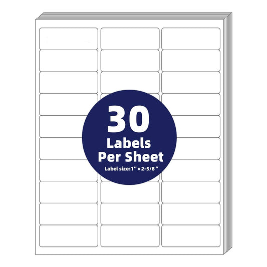 1"x2-5/8" Self Adhesive Address Labels